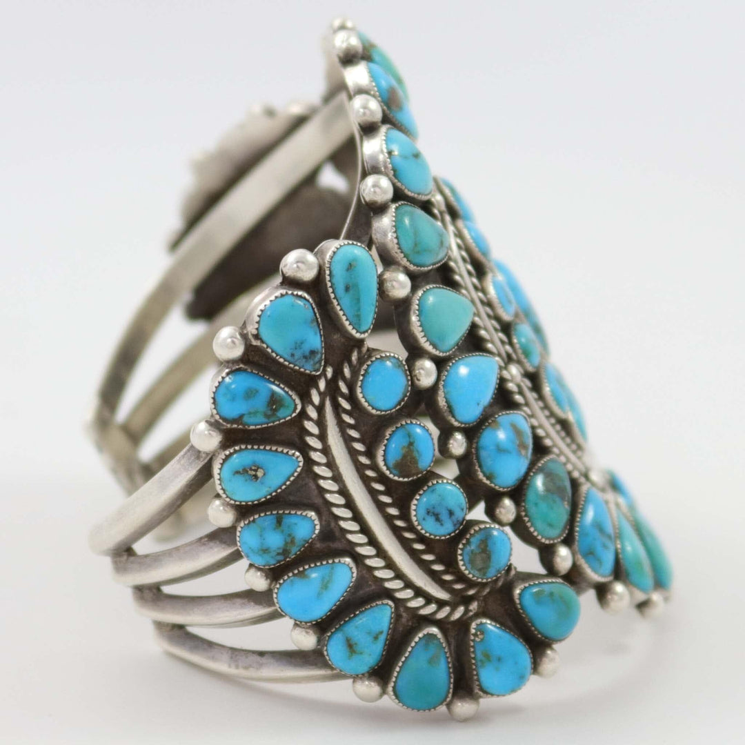 1930s Turquoise Cuff by Vintage Collection - Garland's