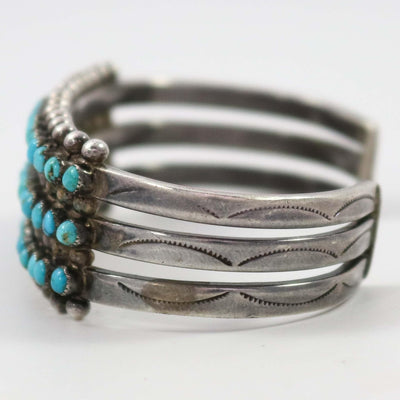 1940s Turquoise Row Bracelet by Vintage Collection - Garland's