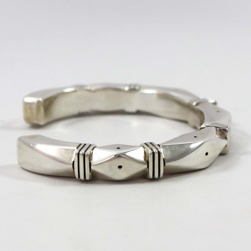 Filed Silver Cuff by Jennifer Curtis - Garland&