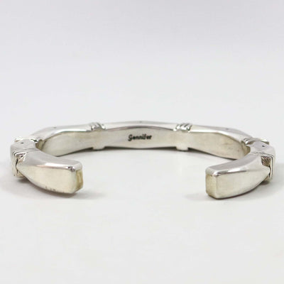 Filed Silver Cuff by Jennifer Curtis - Garland's