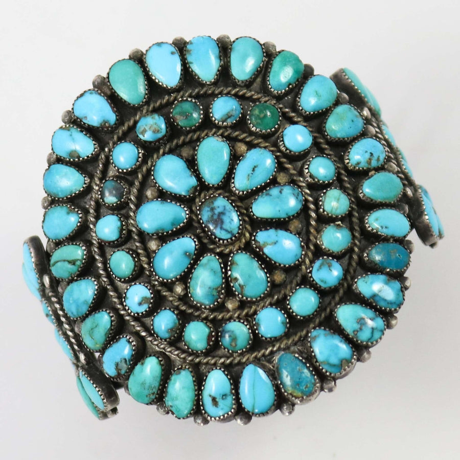 1940s Turquoise Cuff by Vintage Collection - Garland's