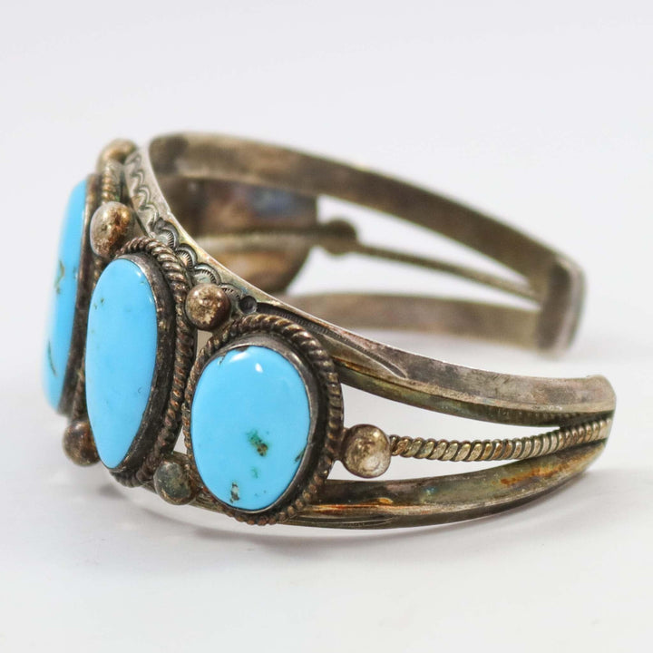 Castle Dome Turquoise Cuff by Harrison Jim - Garland's