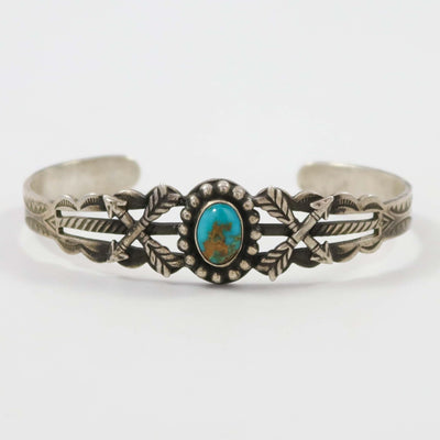 1930s Turquoise Cuff by Vintage Collection - Garland's