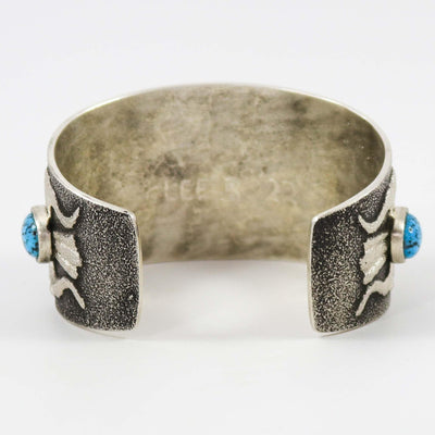 Kingman Turquoise Cuff by Lee Begay - Garland's