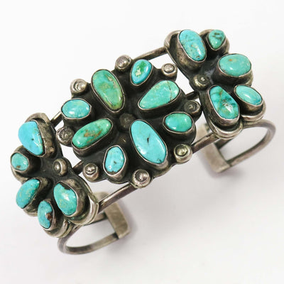 1940s Turquoise Cuff by Vintage Collection - Garland's