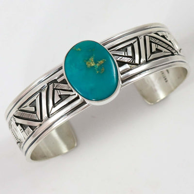 Kings Manassa Turquoise Cuff by Peter Nelson - Garland's