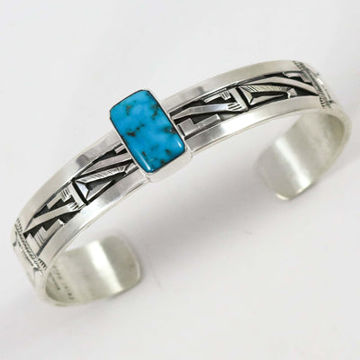 Kingman Turquoise Cuff by Peter Nelson - Garland's