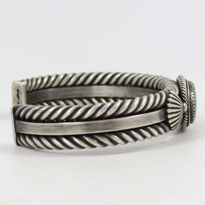 Number Eight Turquoise Cuff by Steve Arviso - Garland's
