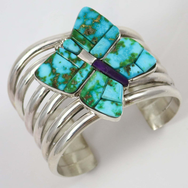 Turquoise Butterfly Cuff by Na Na Ping - Garland&