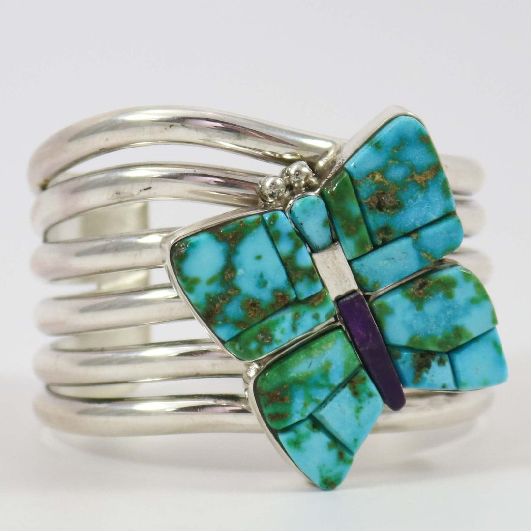 Turquoise Butterfly Cuff by Na Na Ping - Garland's