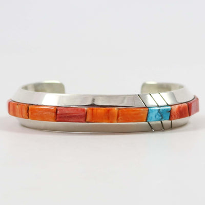 Spiny Oyster Shell Cuff by Michael and Causandra Dukepoo - Garland's