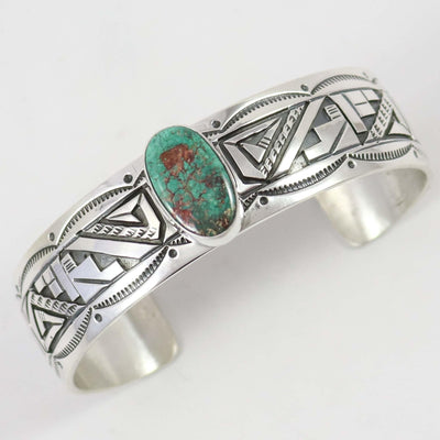 Broken Arrow Turquoise Cuff by Peter Nelson - Garland's