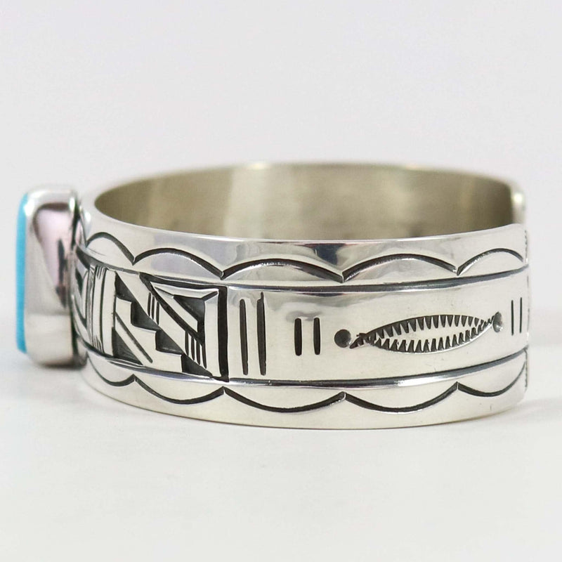 Kingman Turquoise Cuff by Peter Nelson - Garland&