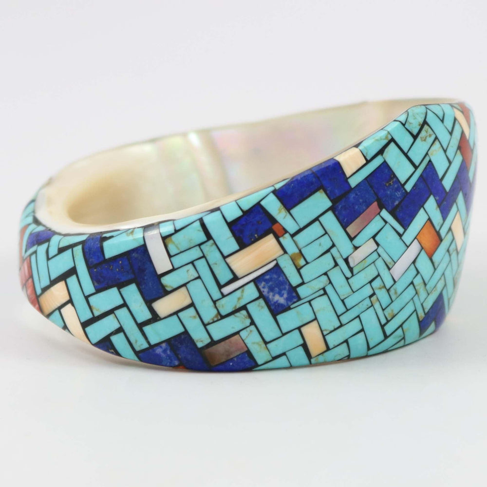 Inlay Shell Bangle by Charlene Reano - Garland's