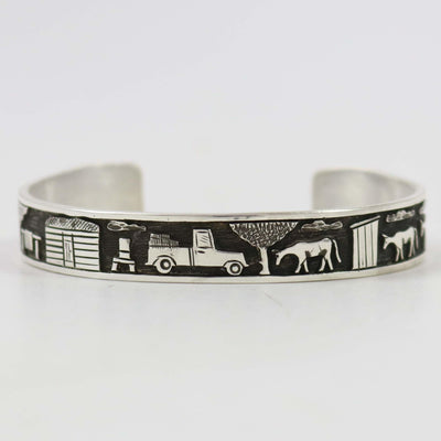 Storyteller Cuff by Roland Begay - Garland's