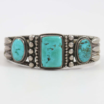 1930s Turquoise Cuff by Vintage Collection - Garland's