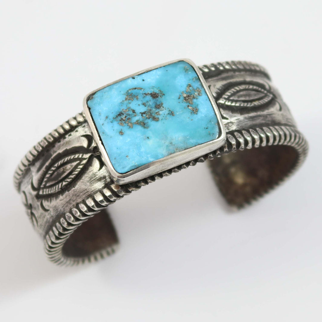 Blue Gem Turquoise Cuff by Jock Favour - Garland's