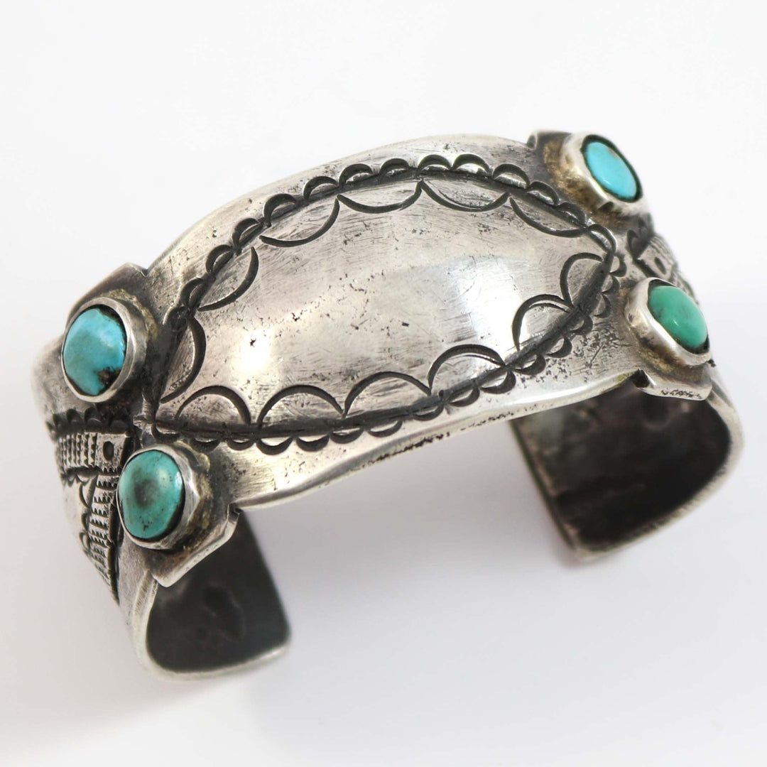 Fox Turquoise Cuff by Jock Favour - Garland's