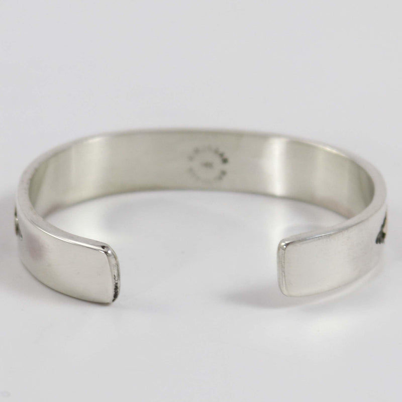 Gold on Silver Cuff by Bruce Morgan - Garland&