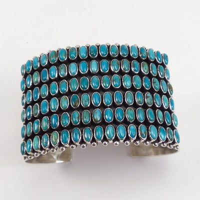 Royston Turquoise Row Cuff by Dee Nez - Garland's