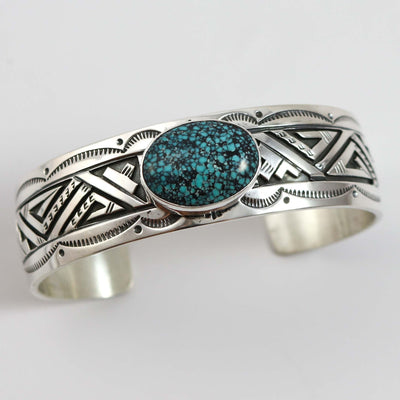 Kingman Turquoise Cuff by Peter Nelson - Garland's