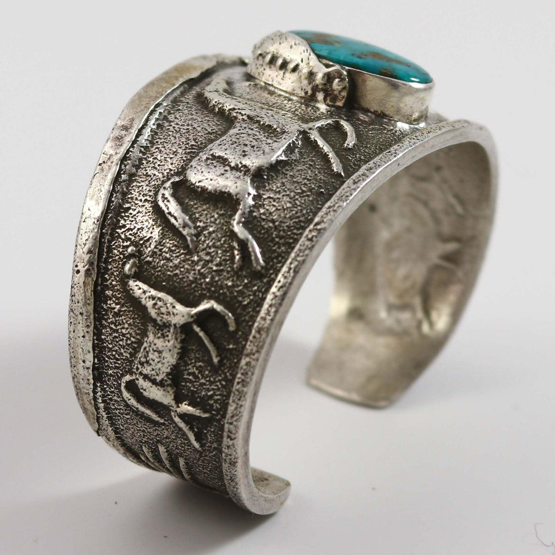 Turquoise Horse Cuff by Anthony Lovato - Garland's