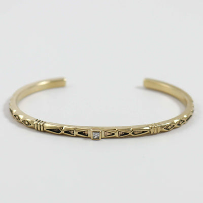 Diamond Gold Cuff by Jennifer Curtis - Garland's