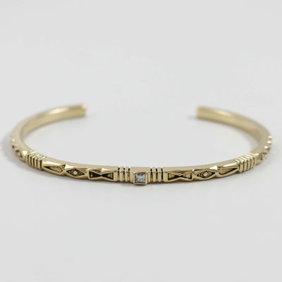 Diamond Gold Cuff by Jennifer Curtis - Garland's