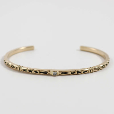 Diamond Gold Cuff by Jennifer Curtis - Garland's