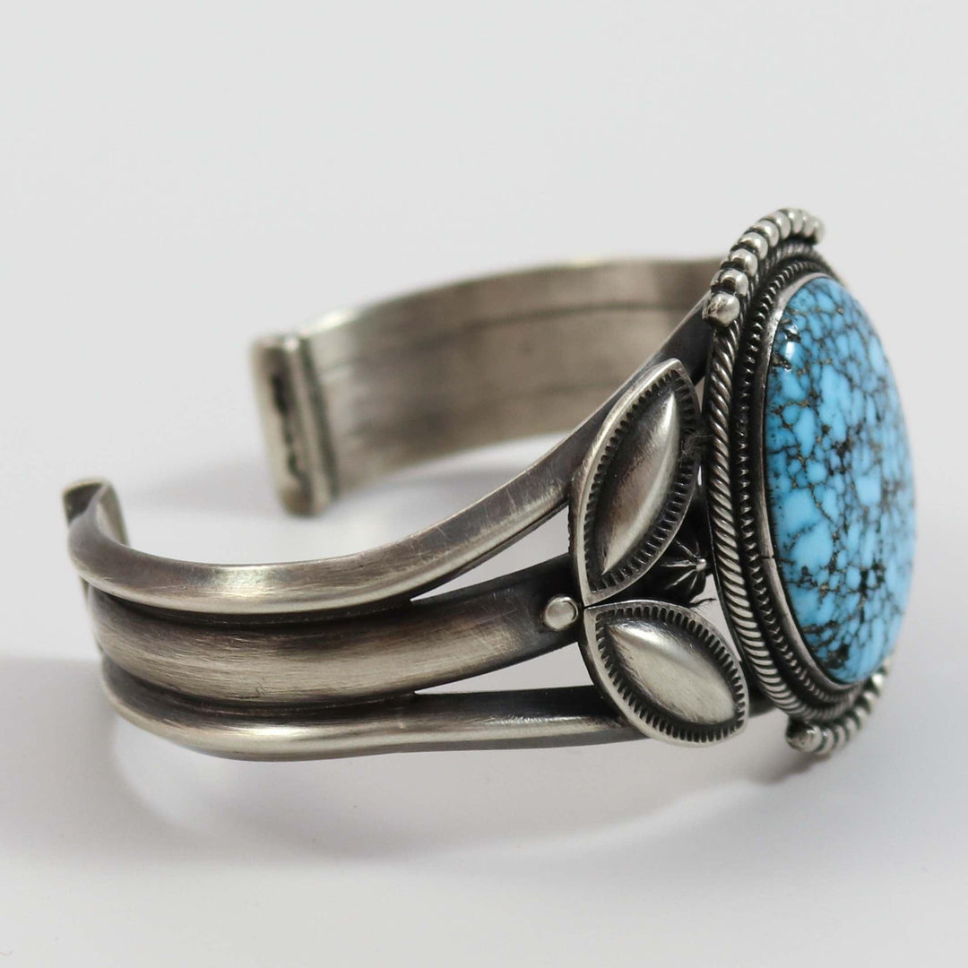 Kingman Turquoise Cuff by Steve Arviso - Garland's