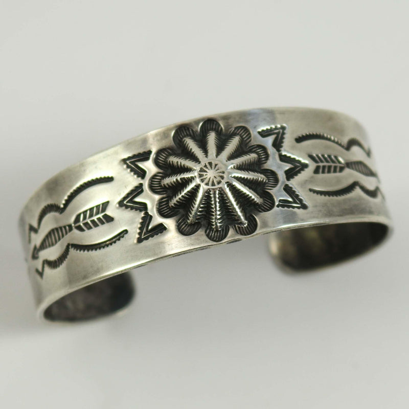 1950s Silver Cuff by Vintage Collection - Garland&