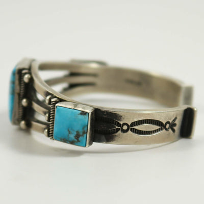 Kingman Turquoise Cuff by Steve Arviso - Garland's