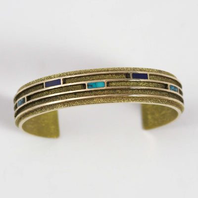 Gold Inlay Cuff by Al Nez - Garland's