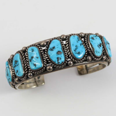 1970s Sleeping Beauty Turquoise Cuff by Vintage Collection - Garland's