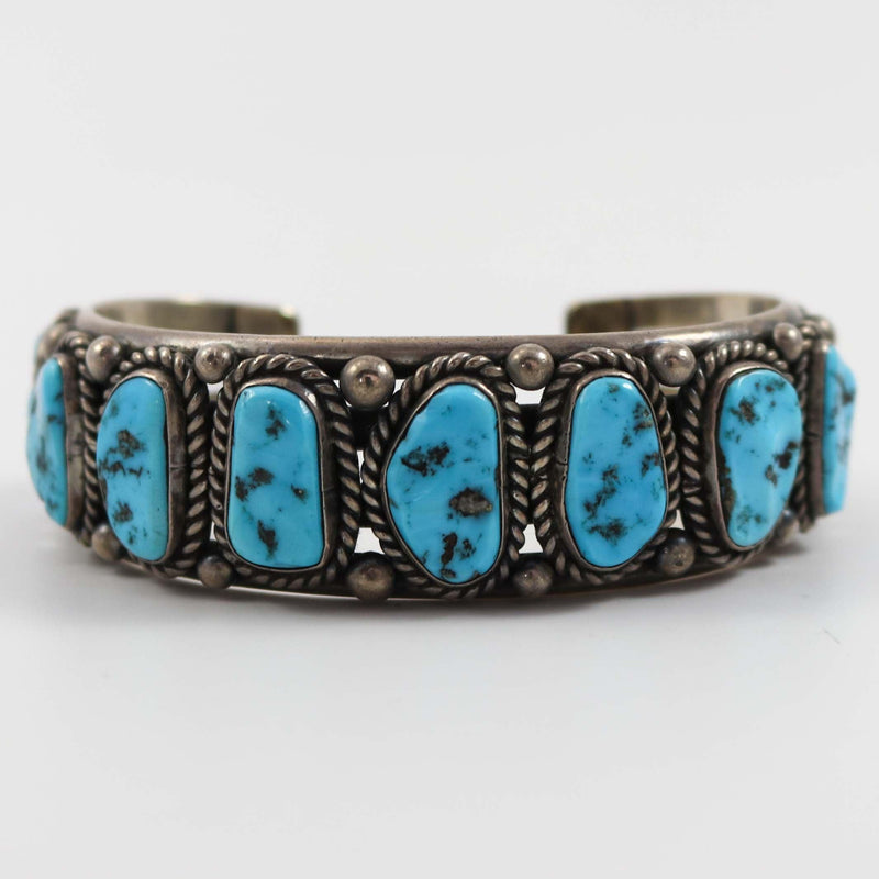 1970s Sleeping Beauty Turquoise Cuff by Vintage Collection - Garland&