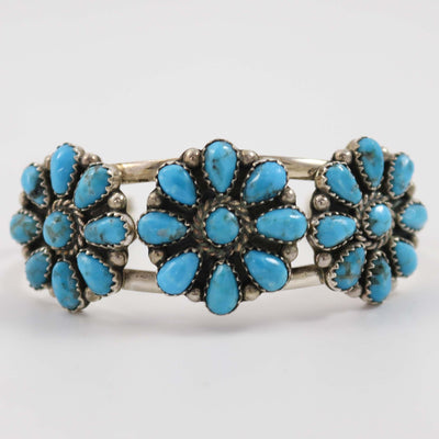 Kingman Turquoise Cuff by Fannie Begay - Garland's