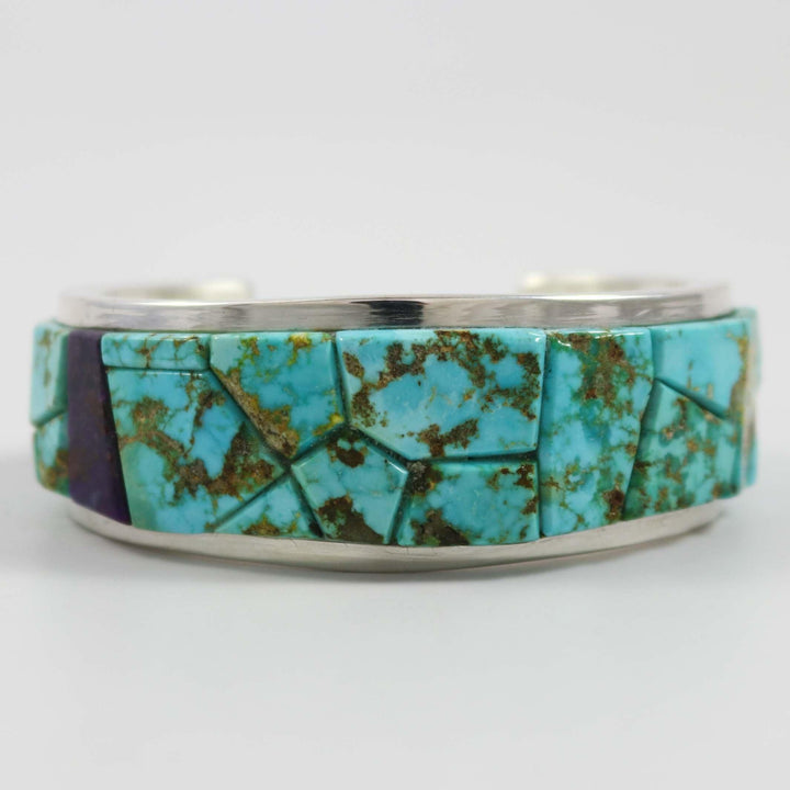 Turquoise and Sugilite Cuff by Na Na Ping - Garland's