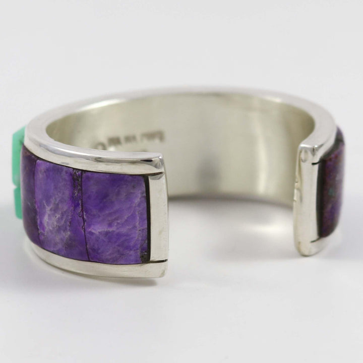 Sugilite and Chrysoprase Cuff by Na Na Ping - Garland's