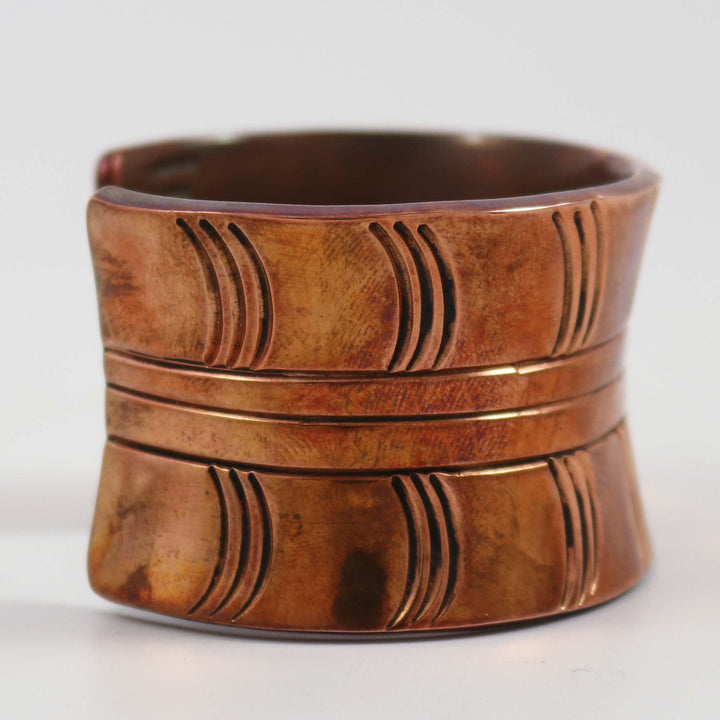 Stamped Copper Cuff by Andy Marion - Garland's