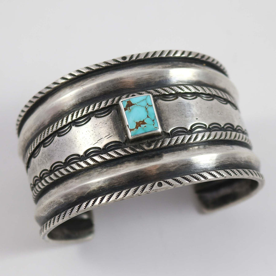 Apache Blue Turquoise Cuff by Jesse Robbins - Garland's