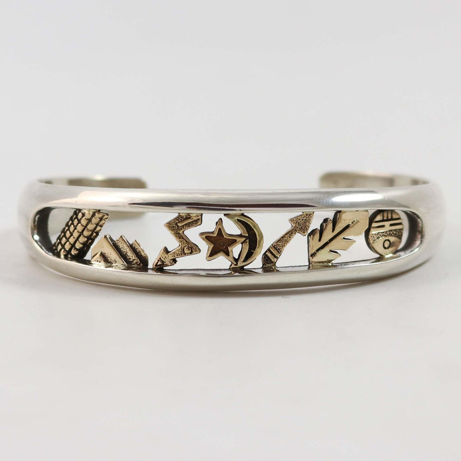 Gold and Silver Cuff by Ray Tracey - Garland's