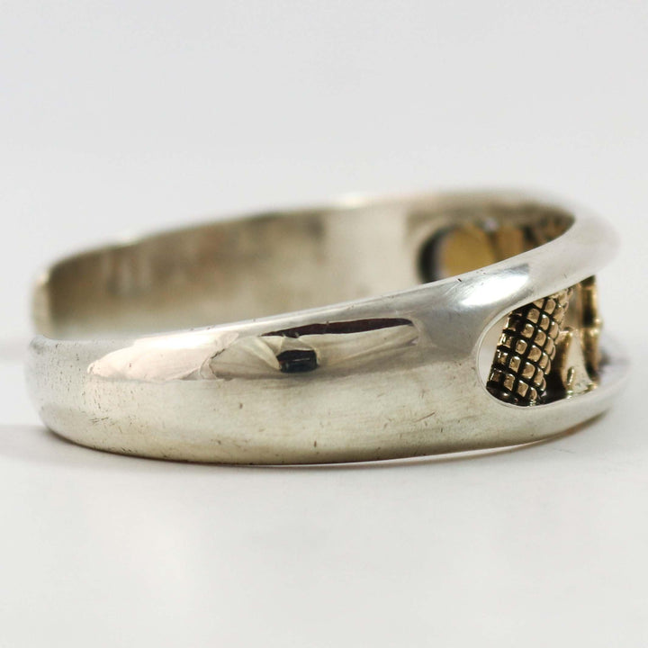 Gold and Silver Cuff by Ray Tracey - Garland's