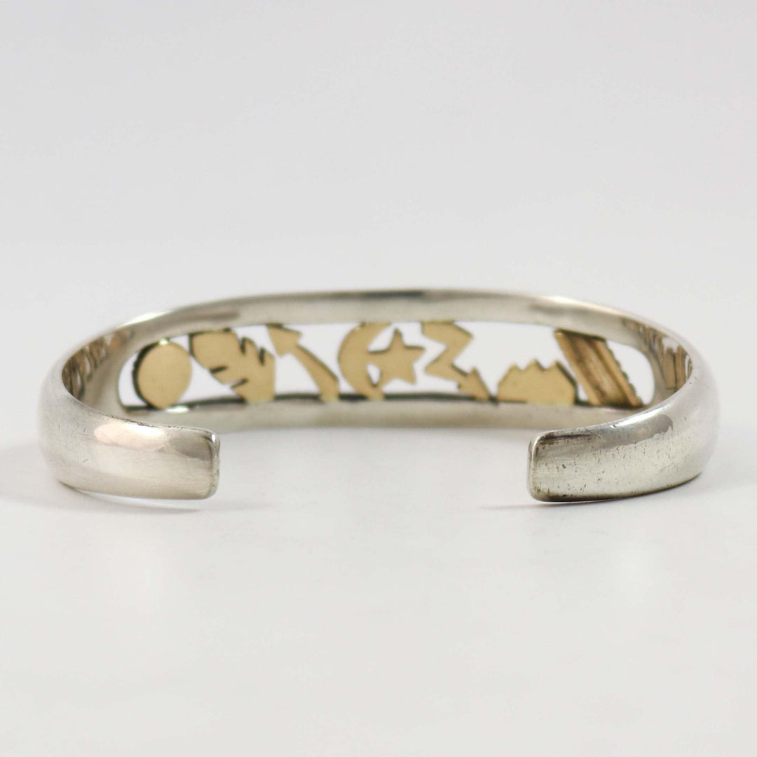 Gold and Silver Cuff by Ray Tracey - Garland's