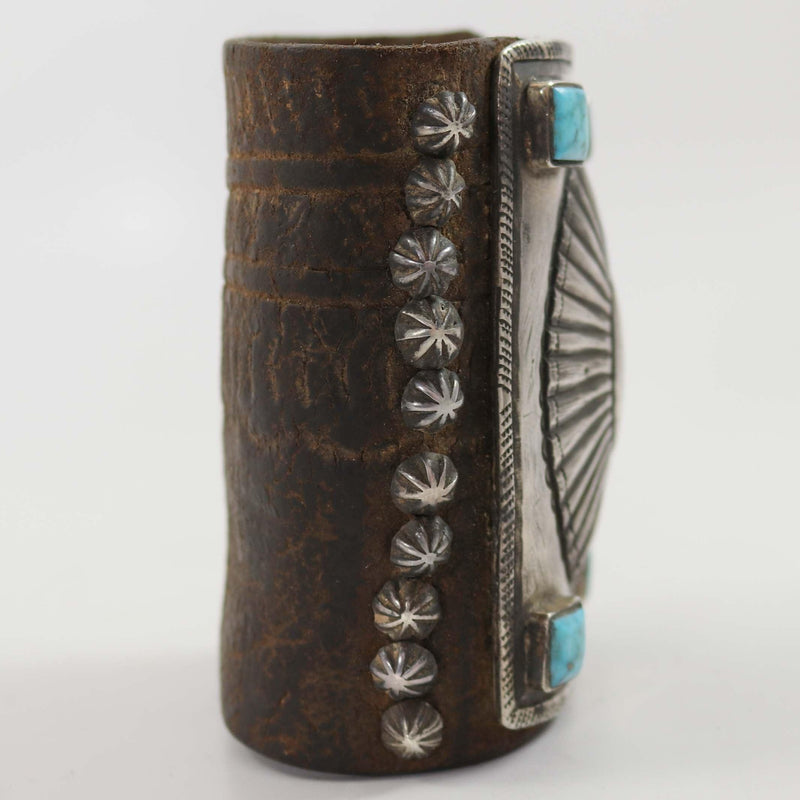 Kingman Turquoise Ketoh Bracelet by Jock Favour - Garland&