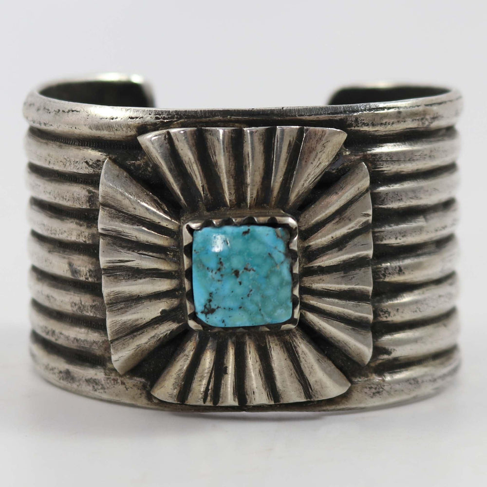 Kingman Turquoise Cuff by Jock Favour - Garland's