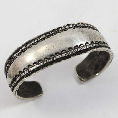 Filed Silver Cuff by Jock Favour - Garland's