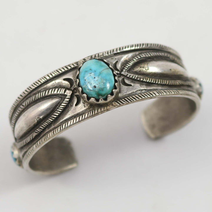 Kingman Turquoise Cuff by Jock Favour - Garland's