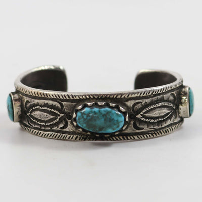 Kingman Turquoise Cuff by Jock Favour - Garland's