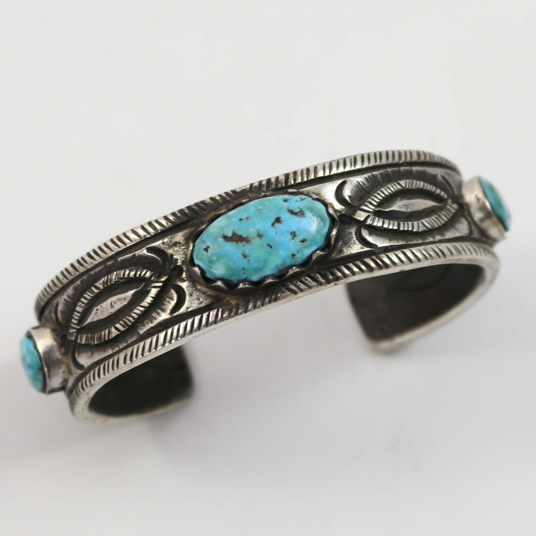 Kingman Turquoise Cuff by Jock Favour - Garland's