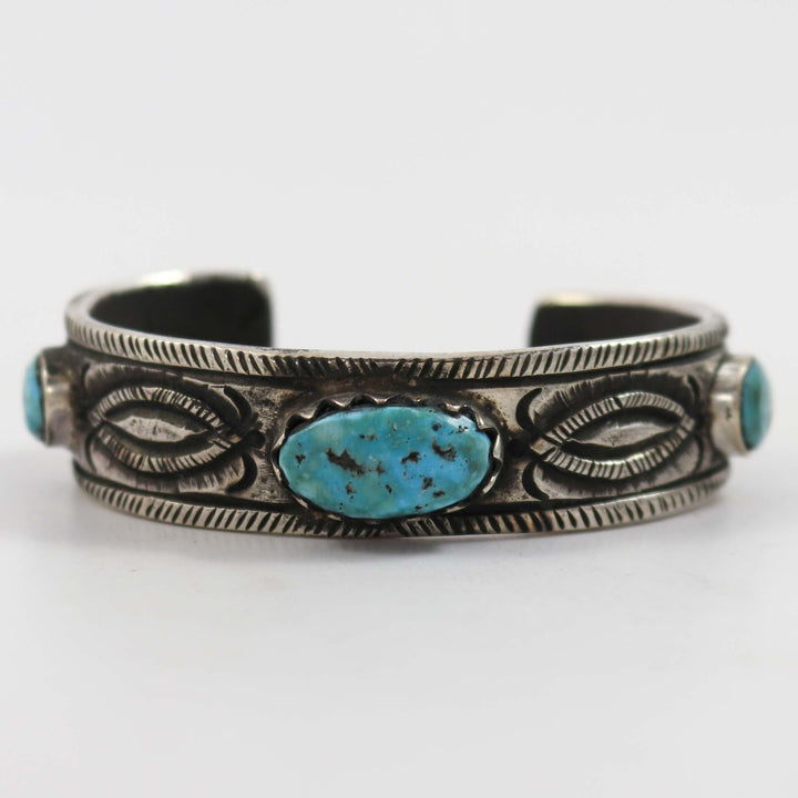 Kingman Turquoise Cuff by Jock Favour - Garland's